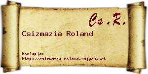 Csizmazia Roland névjegykártya